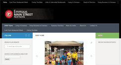 Desktop Screenshot of emmausmainstreet.com
